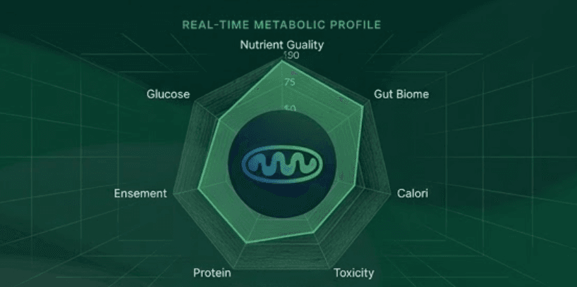 Real-time metabolic profile chart
